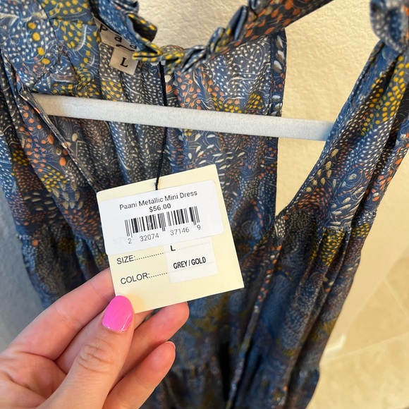 Paani Metallic Mini dress - Picture 3 of 3